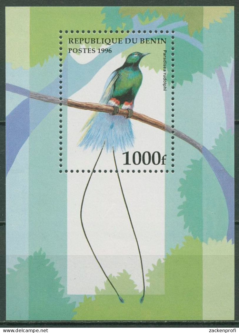 Benin 1996 Vögel Paradiesvogel Block 21 Postfrisch (C40493) - Bénin – Dahomey (1960-...)