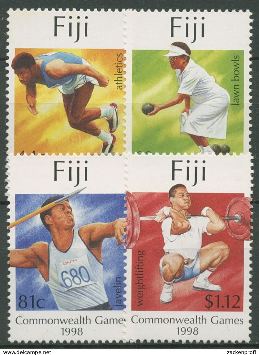 Fidschi 1998 Commonwealth-Spiele In Kuala Lumpur 855/58 Postfrisch - Fiji (1970-...)