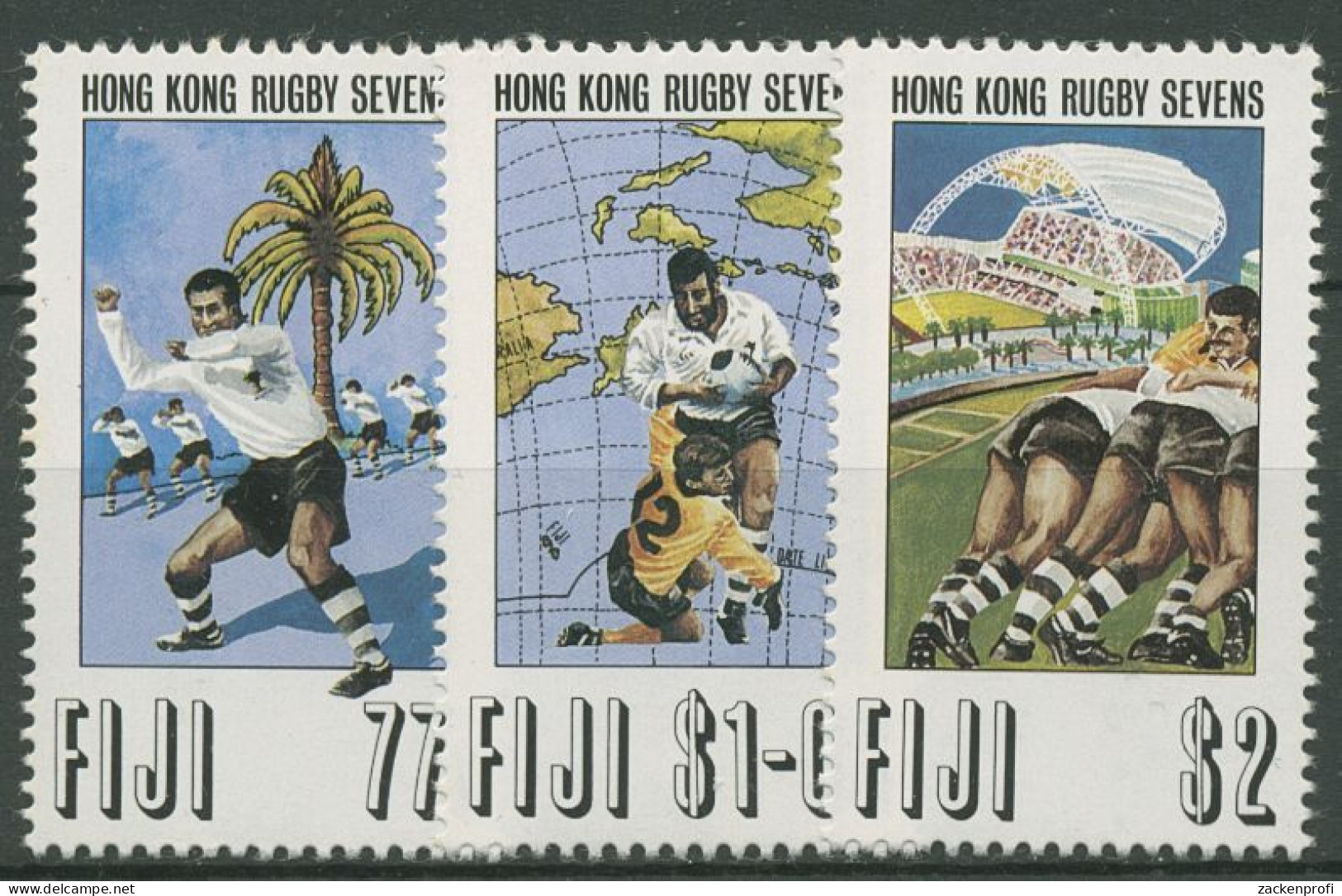 Fidschi 1993 Hongkong Rugby Sevens 679/81 Postfrisch - Fiji (1970-...)