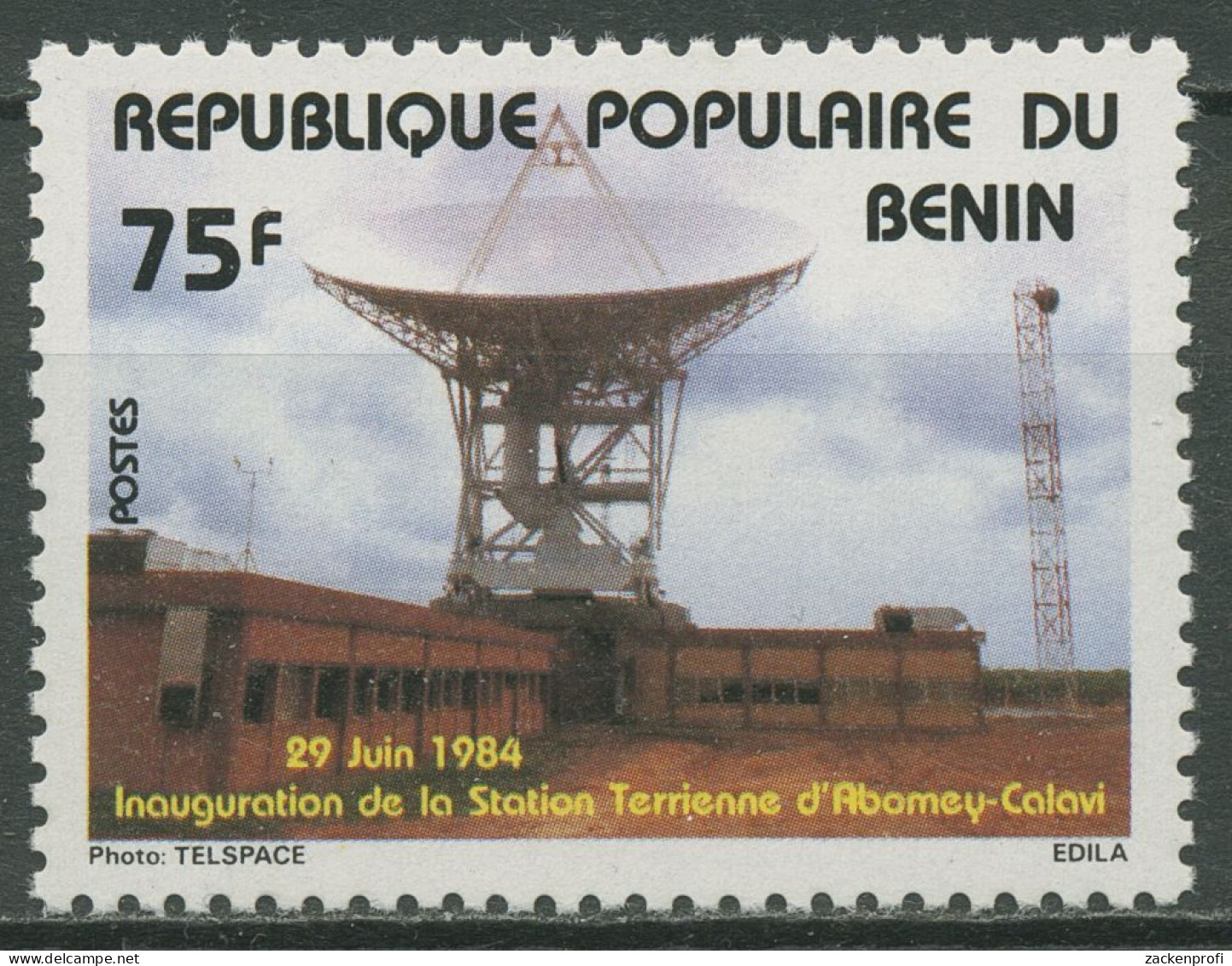 Benin 1984 Erdfunkstelle Von Abomey-Calavi 352 Postfrisch - Benin - Dahomey (1960-...)