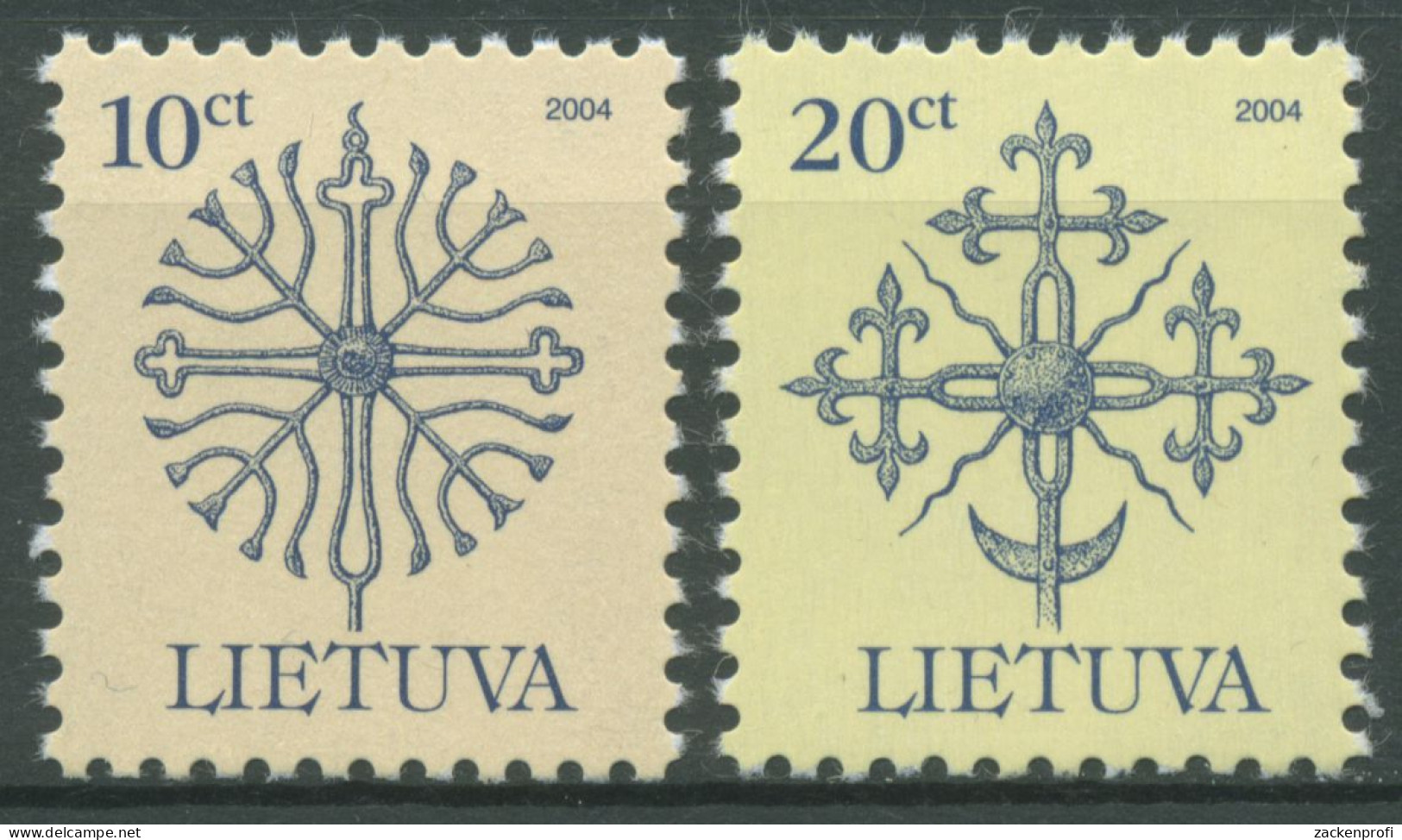 Litauen 2004 Geschmiedete Denkmalspitzen 717/18 C IV Postfrisch - Lituania