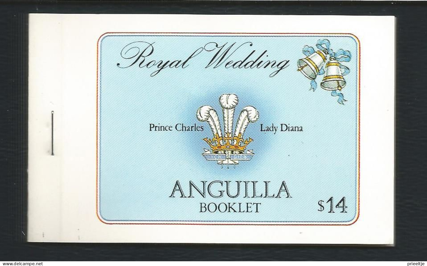 Anguilla 1981 Wedding Of Prince Charles & Diana Spencer Booklet  Y.T. C 409 ** - Anguilla (1968-...)