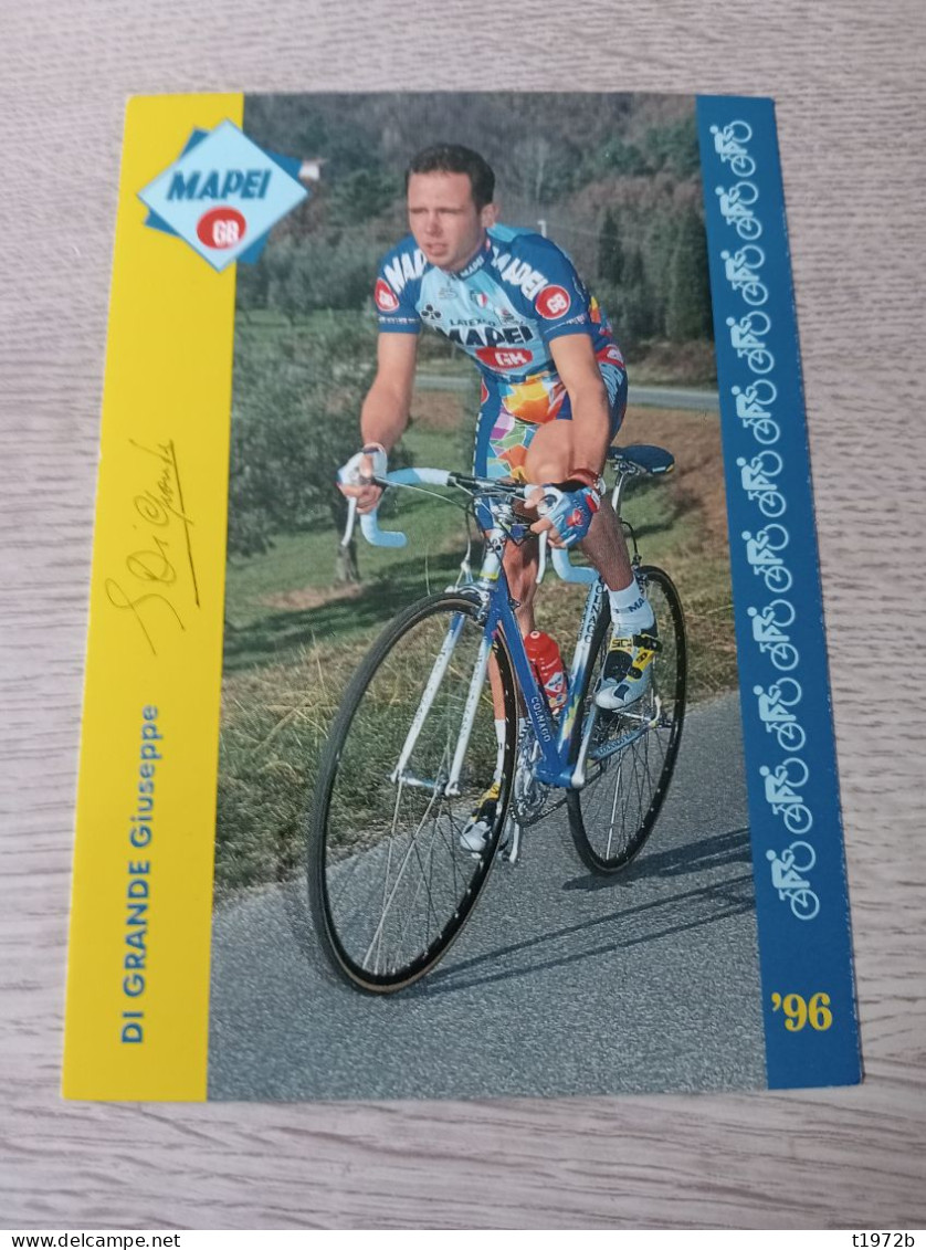 Cyclisme Cycling Ciclismo Ciclista Wielrennen Radfahren DI GRANDE GIUSEPPE  (Mapei-GB 1996) - Wielrennen