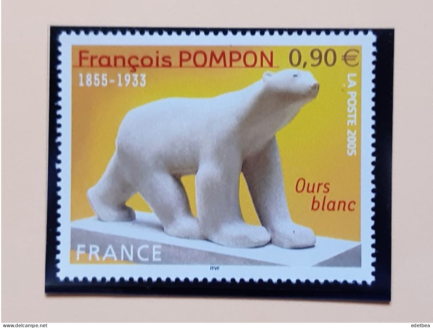 Timbre - France 2005 – N° 3806 – Oeuvre De François POMPON : Ours Blanc -Etat : Neuf - Nuovi
