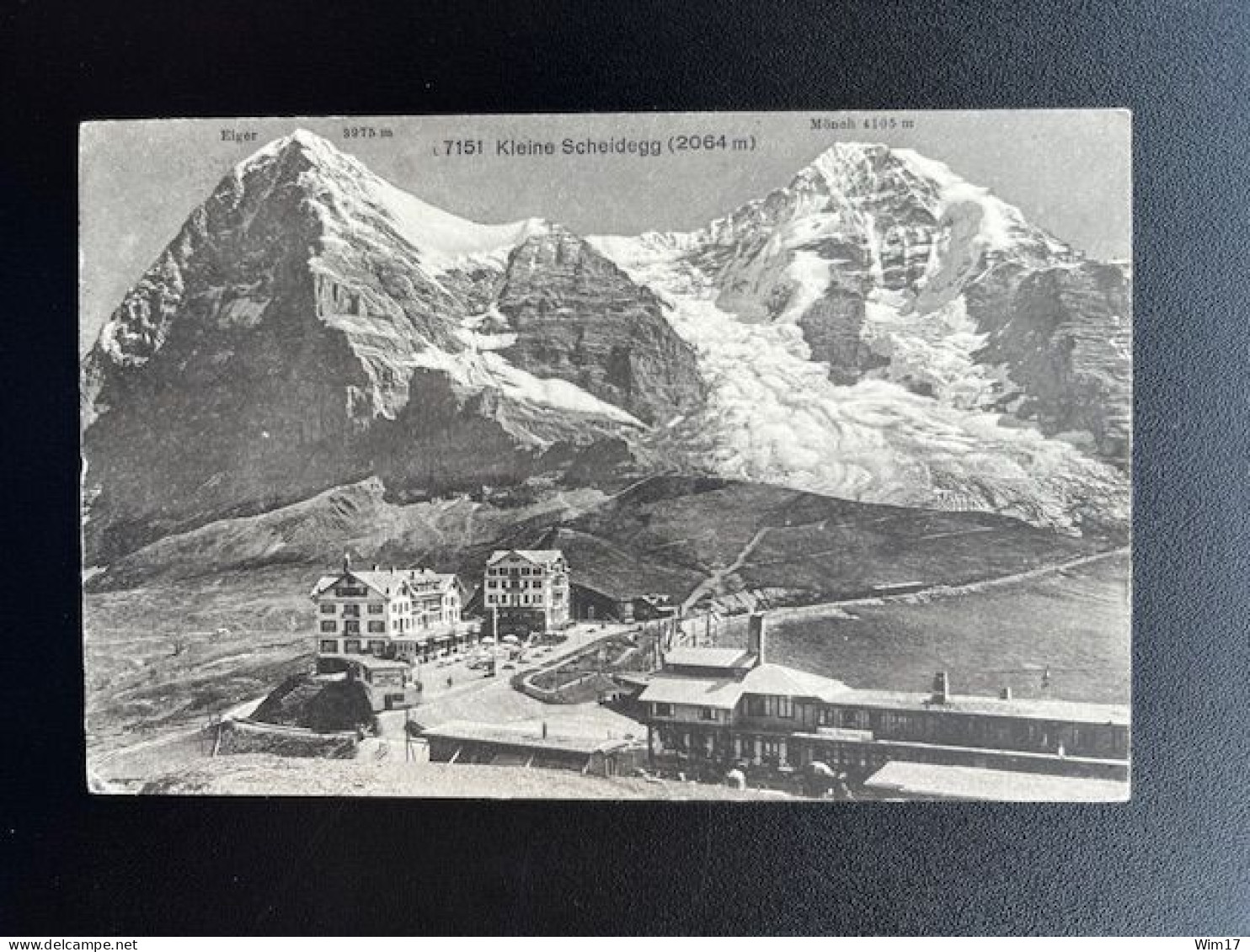 SWITZERLAND 1911 POSTCARD WENGERNALP SCHEIDEGG TO LIEGE LUIK 12-08-1911 ZWITSERLAND SUISSE SCHWEIZ - Briefe U. Dokumente