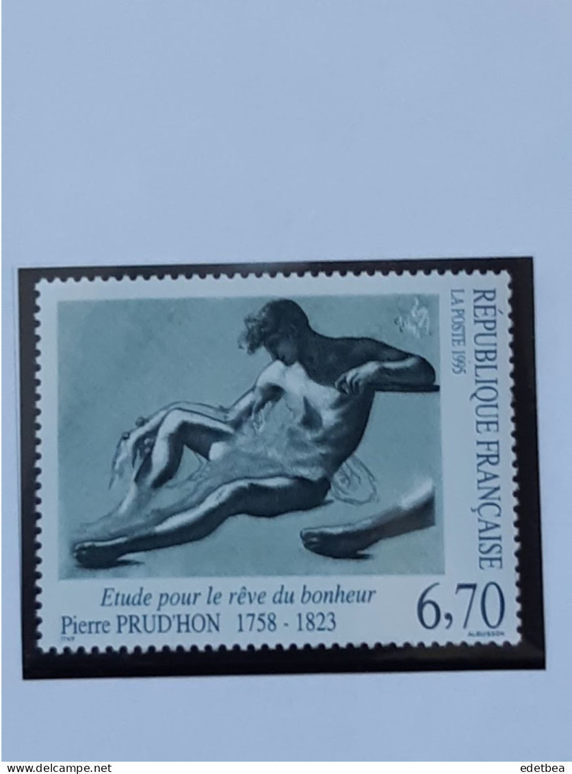 Timbre  France – 1995- N° 2927  - Oeuvre De Pierre Paul PRUD'HON -* Etude Pour Le Rêve Du Bonheur -Etat : Neuf - Nuovi