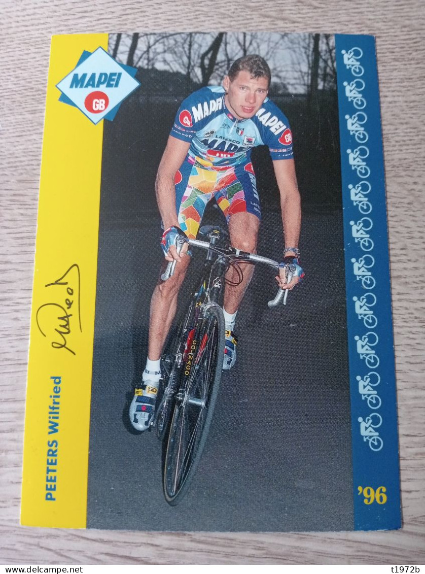 Cyclisme Cycling Ciclismo Ciclista Wielrennen Radfahren PEETERS WILFRIED  (Mapei-GB 1996) - Cyclisme