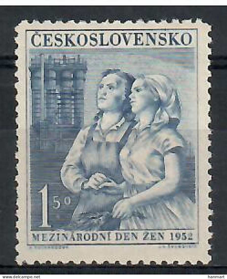 Czechoslovakia 1952 Mi 721 MNH  (ZE4 CSK721) - Beroemde Vrouwen