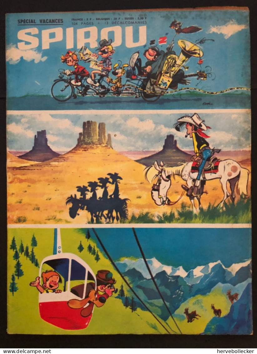 Spirou Hebdomadaire N° 1368 - Numéro Spécial Vacances -1964 - Spirou Magazine