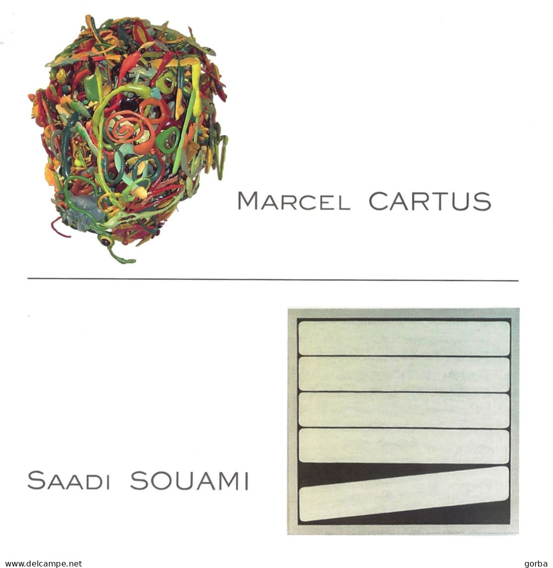 *CPM - 20 X 20 - Expo De Marcel CARTUS Et Saadi SOUAMI - Galerie Tristan ISSY LES MOULINEAUX (92) - Expositions