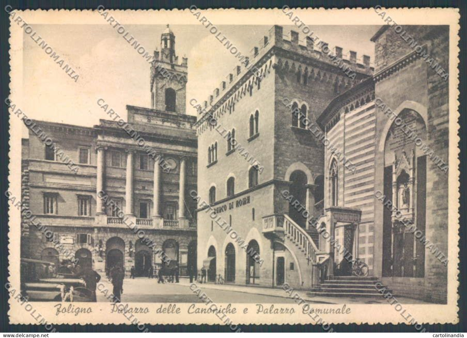 Perugia Foligno Banca FG Cartolina ZF6747 - Perugia