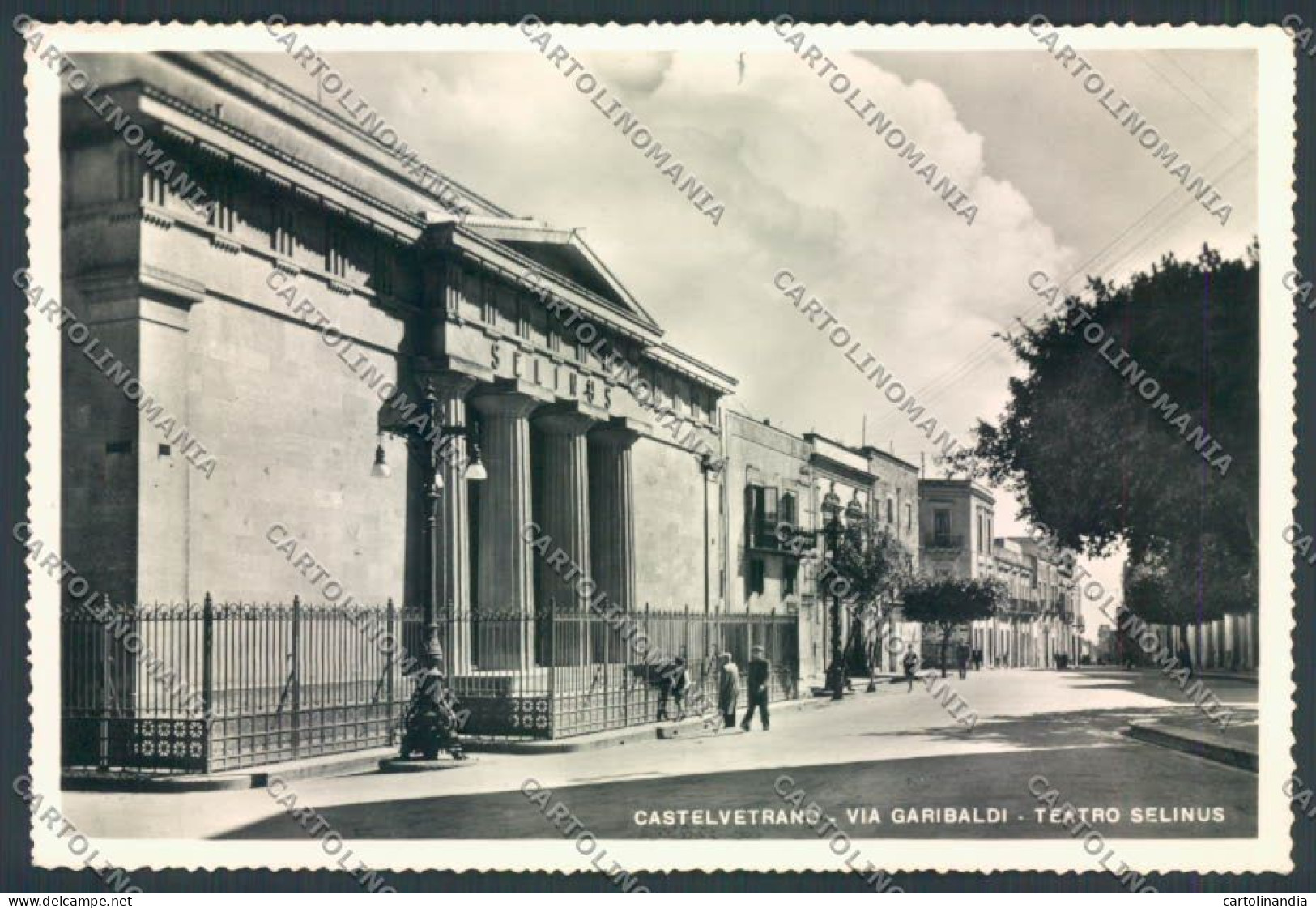 Trapani Castelvetrano Teatro Foto FG Cartolina ZF6513 - Trapani