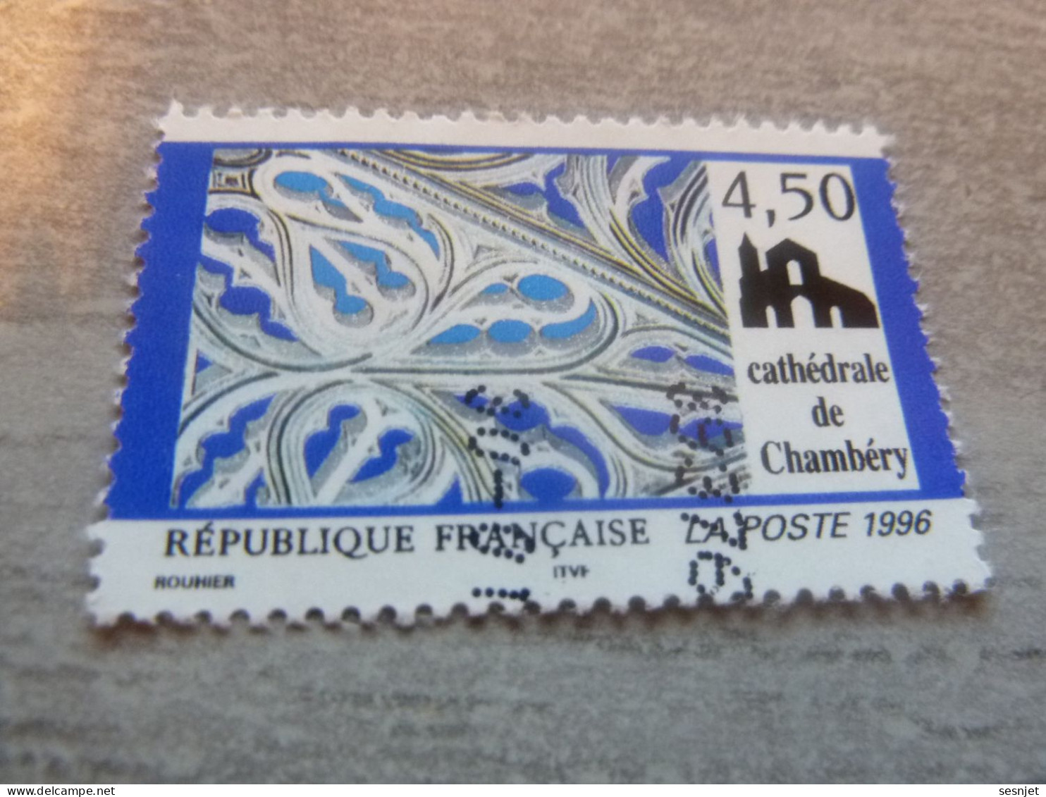 Chambéry - La Cathédrale - 4f.50 - Yt 3021 - Multicolore - Oblitéré - Année 1996 - - Usados