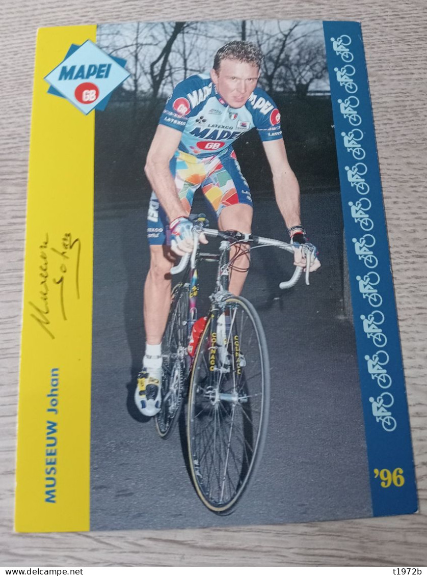 Cyclisme Cycling Ciclismo Ciclista Wielrennen Radfahren MUSEEUW JOHAN (Mapei-GB 1996) - Cyclisme