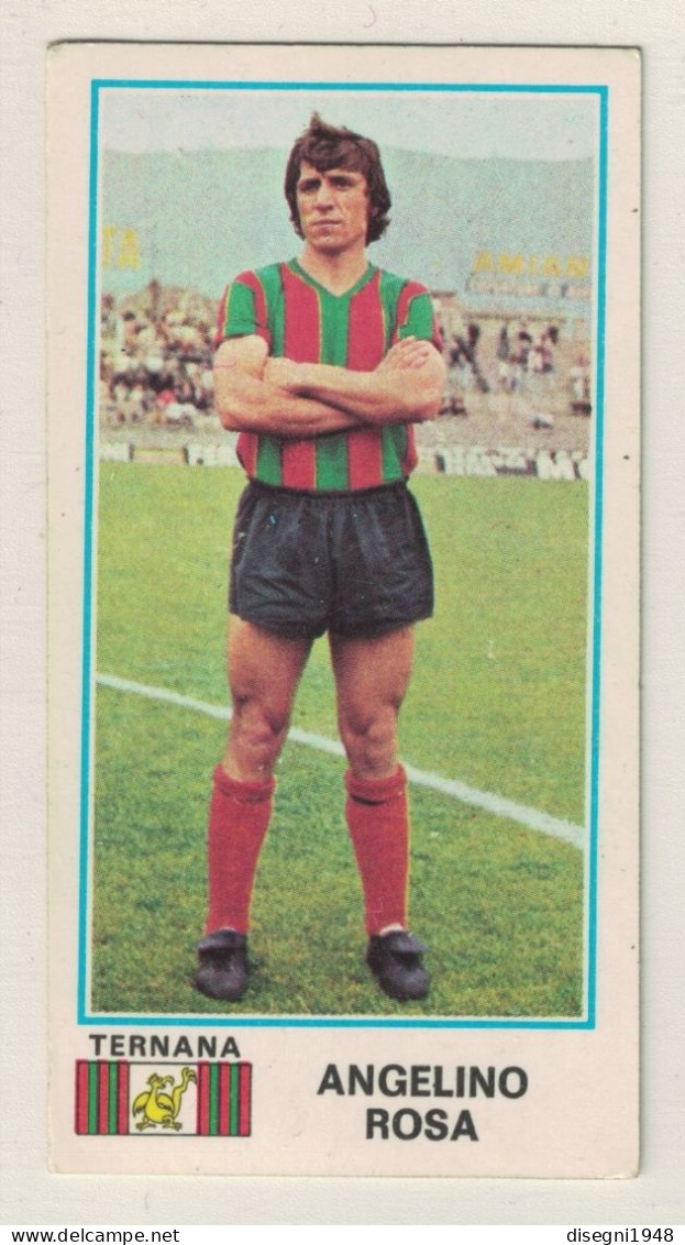 12780 "ANGELINO ROSA - 464 - LANEROSSI VICENZA - FIGURINE PANINI 1974 - 75"  FIGURINA CARTONATA ORIG. - Autres & Non Classés