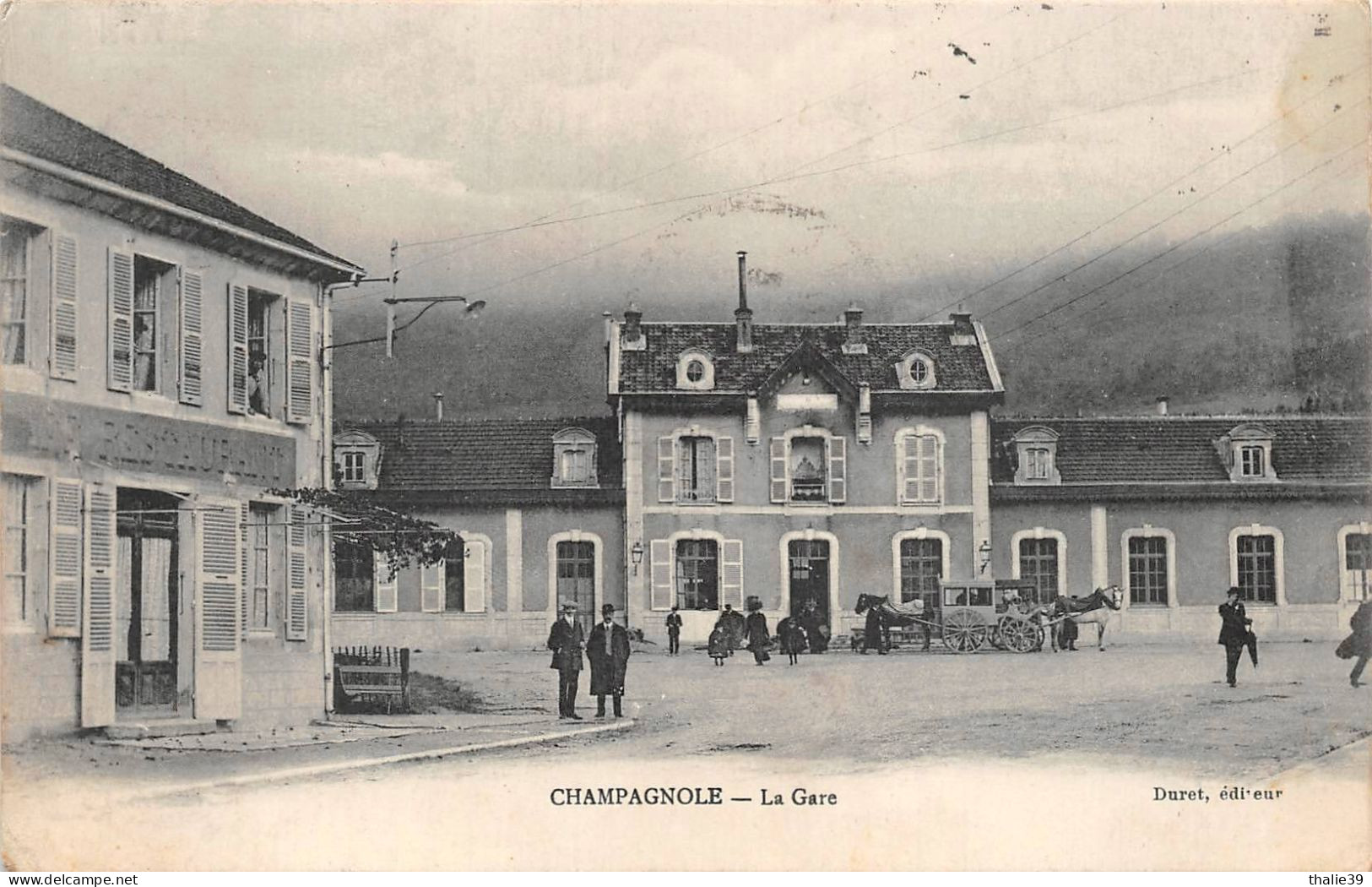 Champagnole Gare Hôtel éd Duret - Champagnole