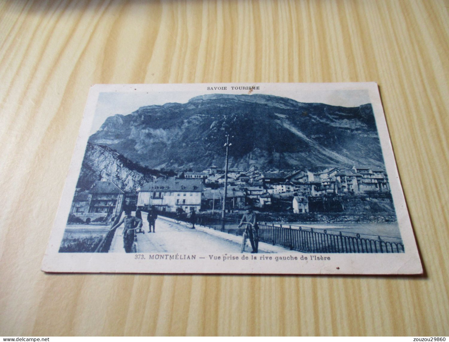 CPA Montmélian (73).Vue Prise De La Rive Gauche De L'Isère - Carte Animée. - Montmelian