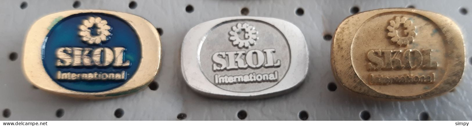 Brewery SKOL International Beer Birra Bier Pivo Brau Slovenia Pins - Bier