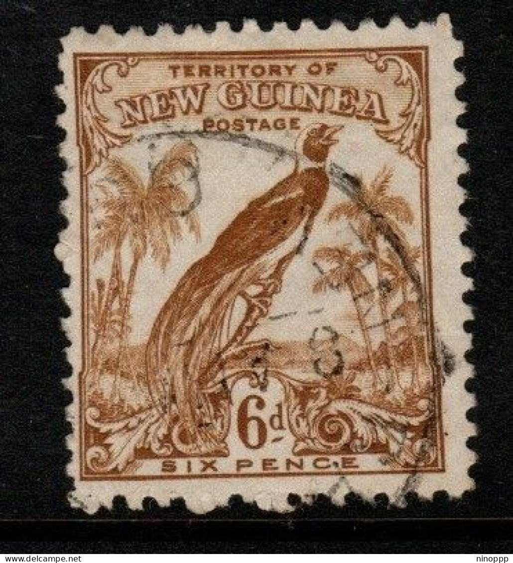 New Guinea SG 183 1931 Raggiana Bird No Date 6d Brown Used - Papua New Guinea