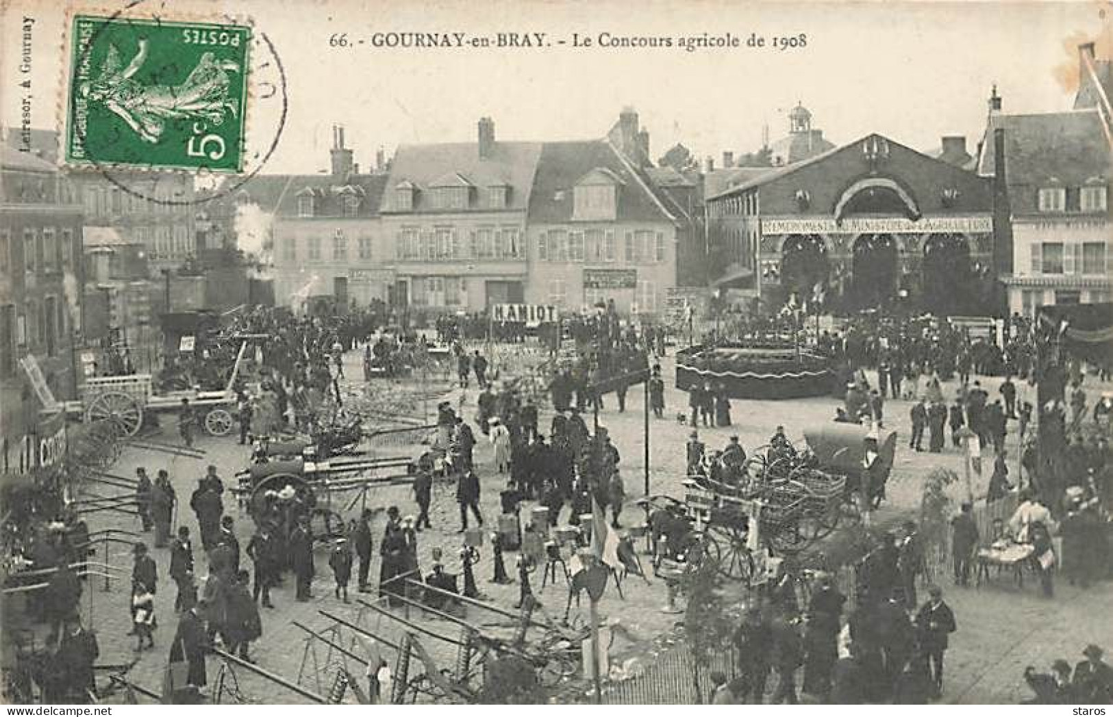 GOURNAY EN BRAY - Le Concours Agricole De 1908 - Gournay-en-Bray