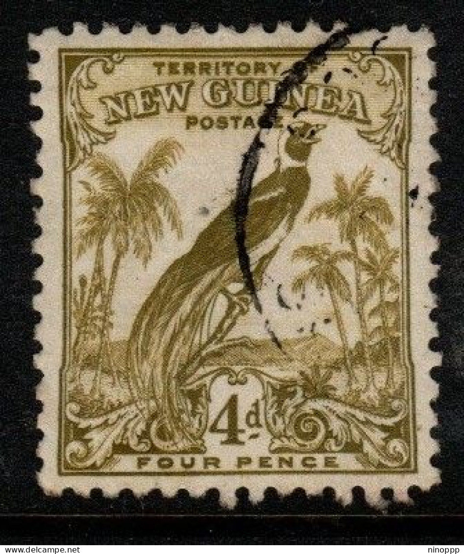 New Guinea SG 181 1931 Raggiana Bird No Date 4d Olive Used - Papua New Guinea