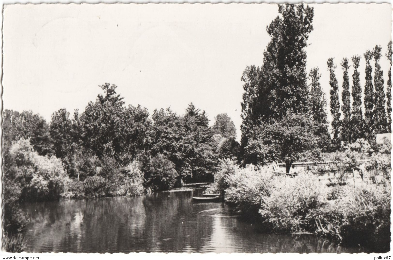 CPSM DE CHARNY (YONNE)  LES BORDS DE L'OUANNE - Charny