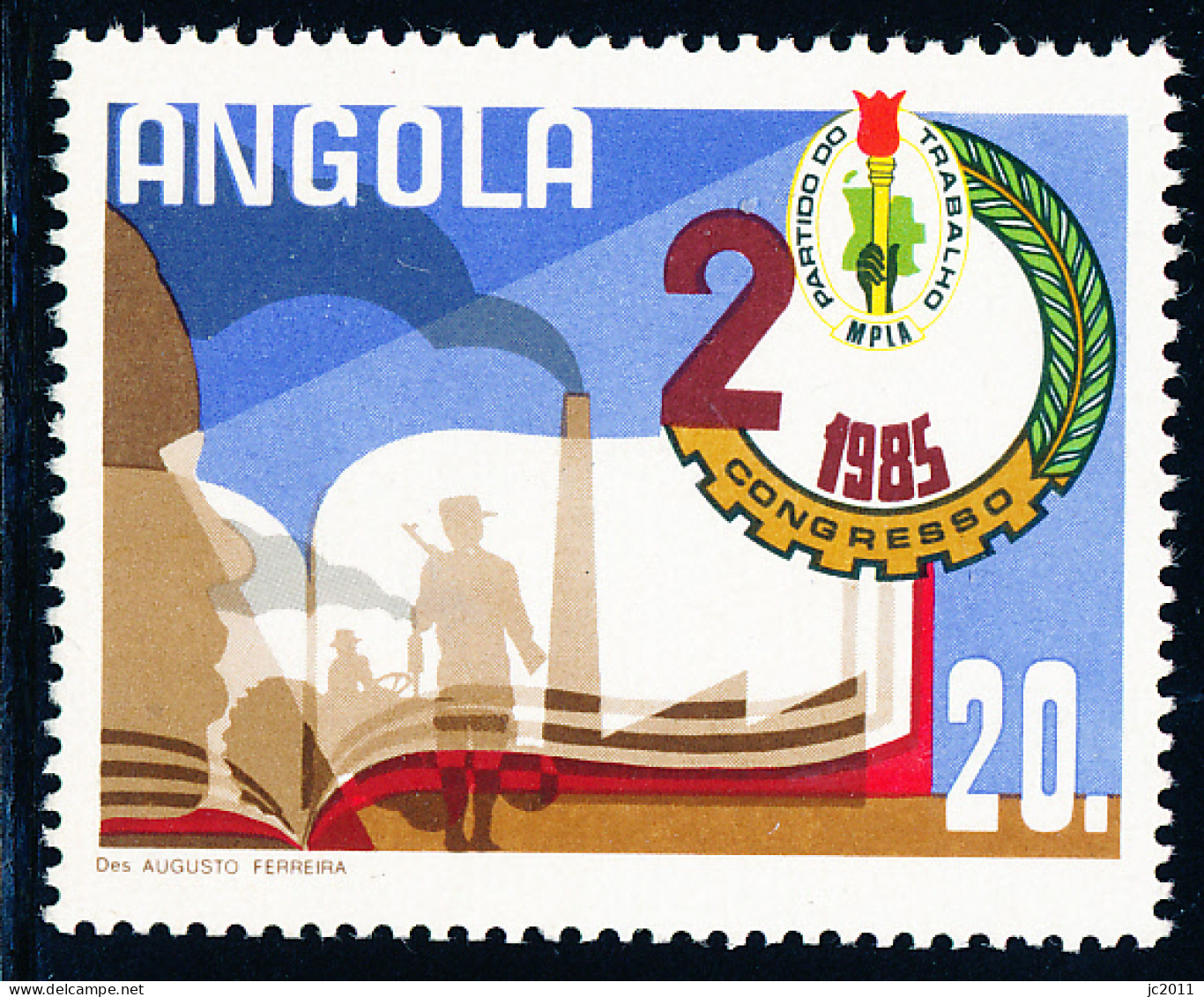 Angola - 1985 - MPLA Congress - MNG - Angola