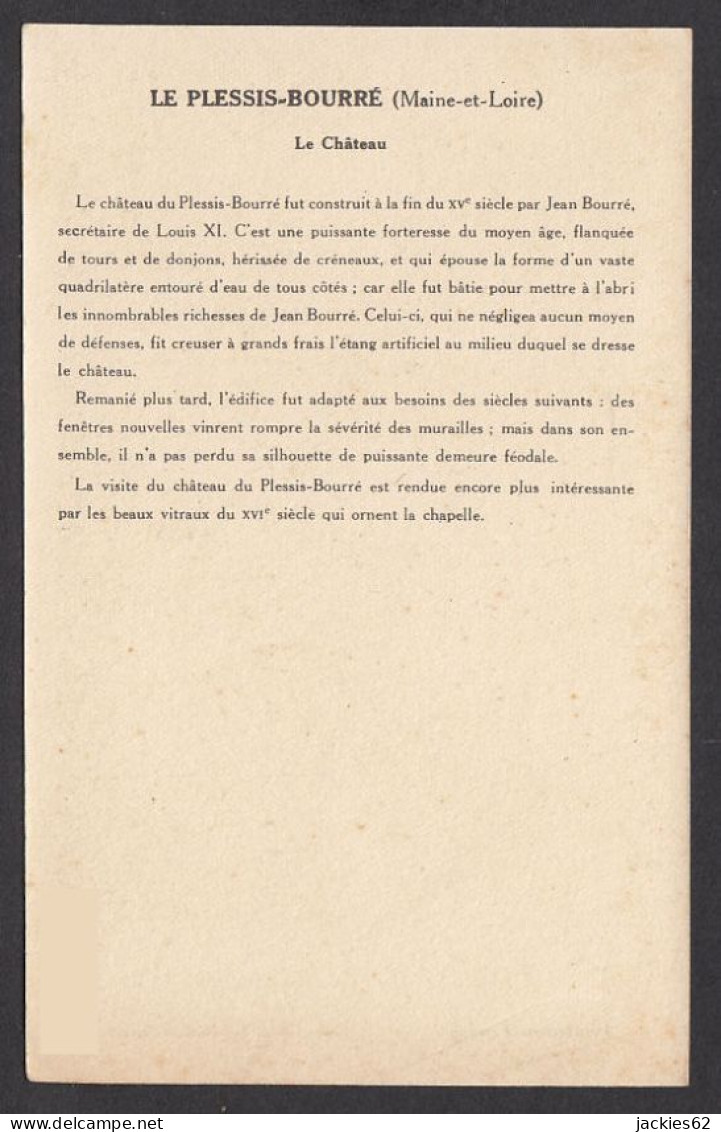 129230/ Château Du PLESSIS-BOURRÉ, Collection De La Solution Pautauberge, 7e. Série - Aardrijkskunde