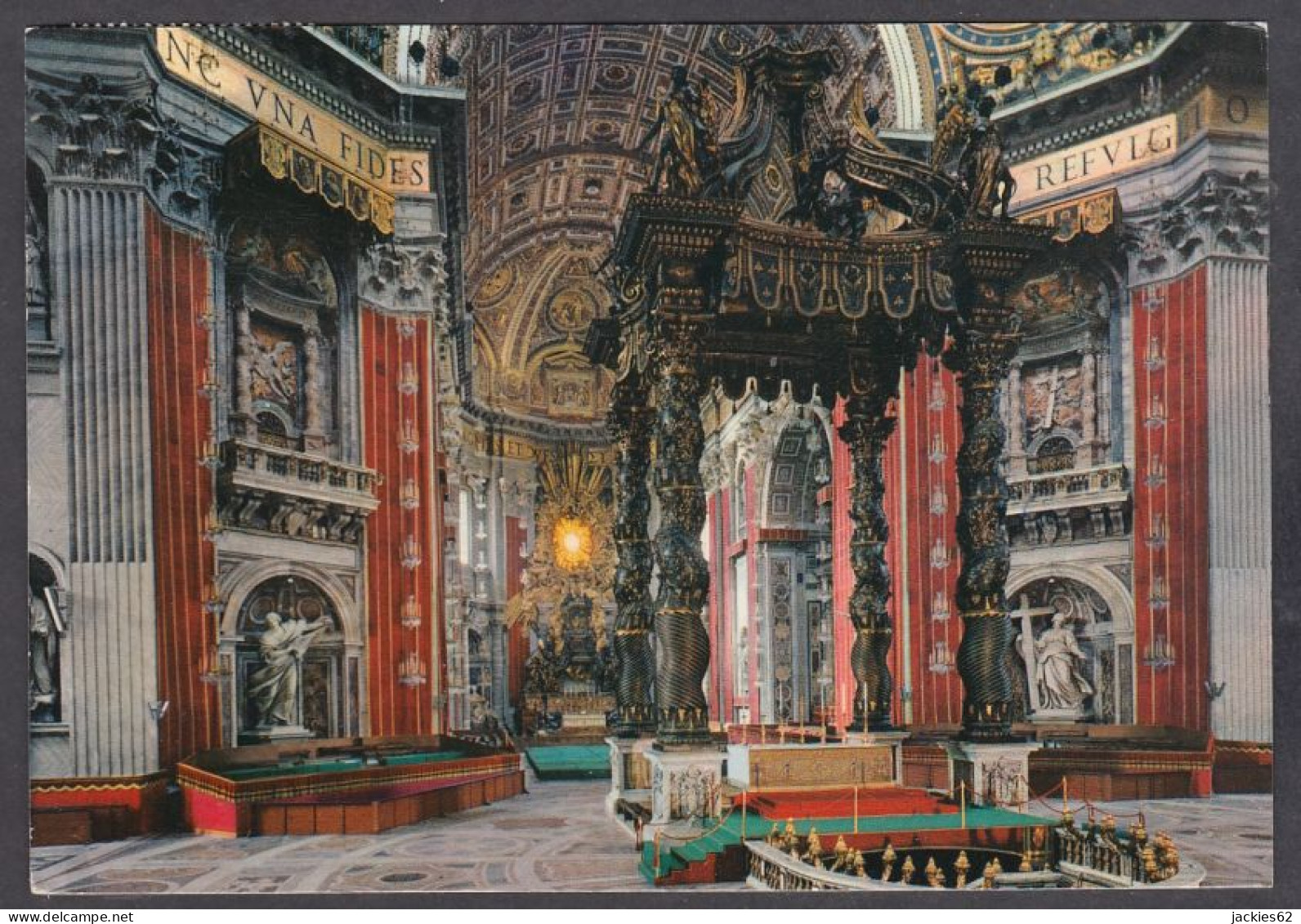 129650/ CITTÀ DEL VATICANO, Basilica Di S. Pietro, Altare Papale - Vatikanstadt