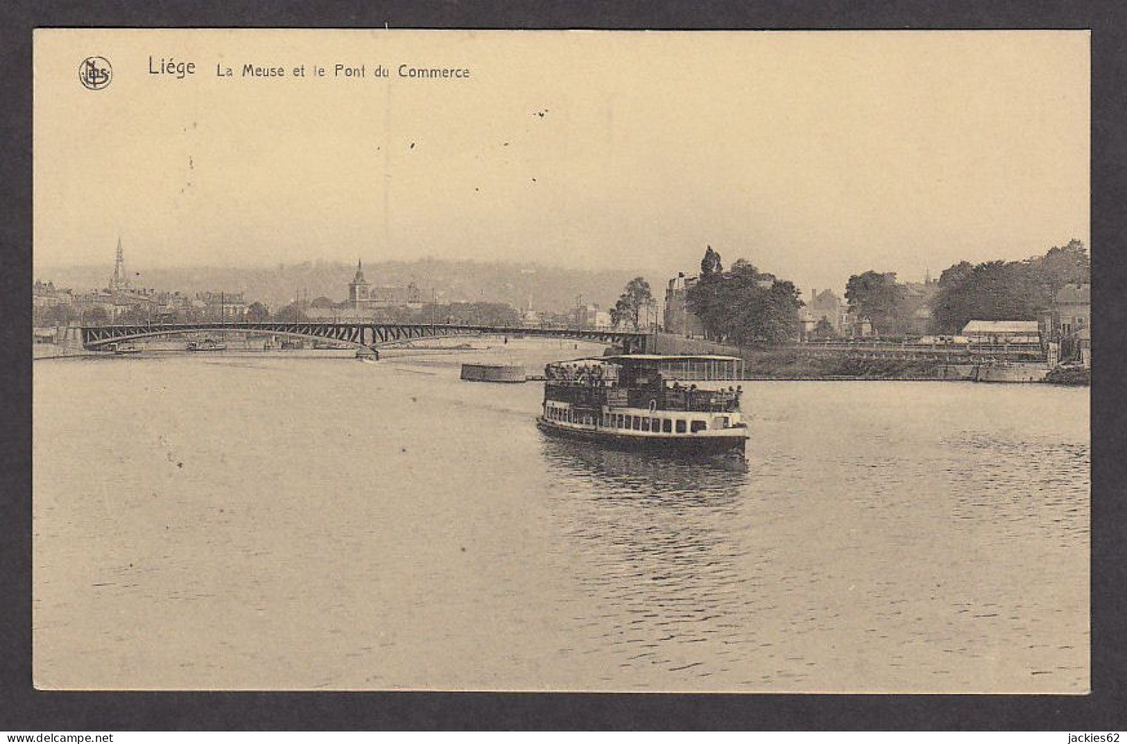 105142/ LIEGE, Le Pont Du Commerce Et La Meuse - Liege