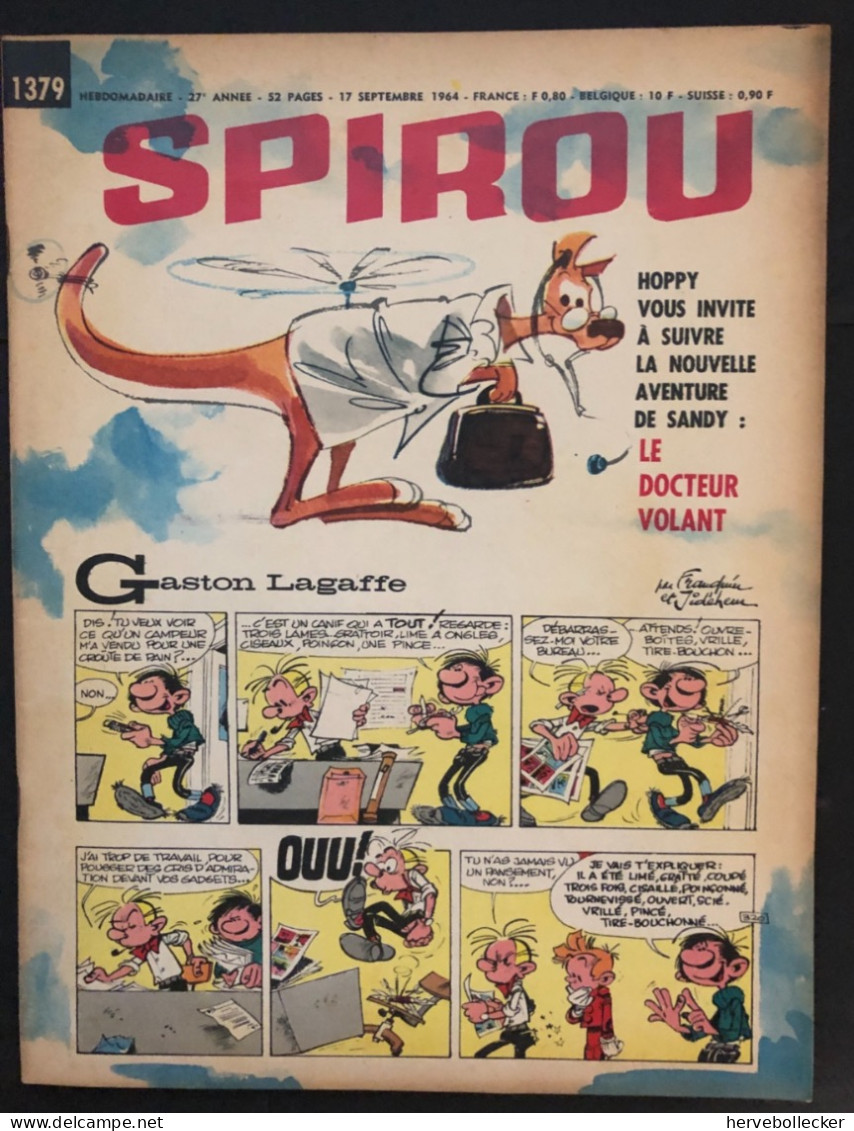 Spirou Hebdomadaire N° 1379 -1964 - Spirou Magazine