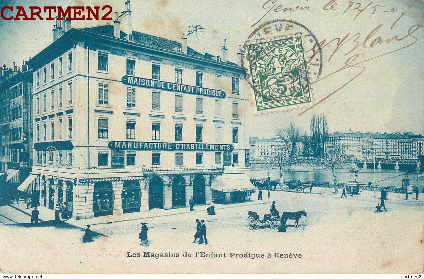 GENEVE LES MAGASINS DE L'ENFANT PRODIGUE MANUFACTURE D'HABILLEMENTS SUISSE - Genève