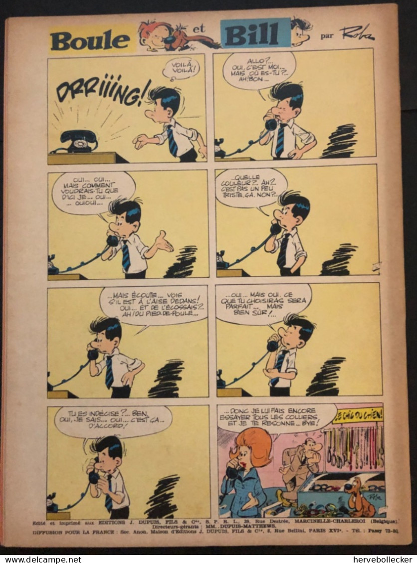 Spirou Hebdomadaire N° 1381 -1964 - Spirou Magazine