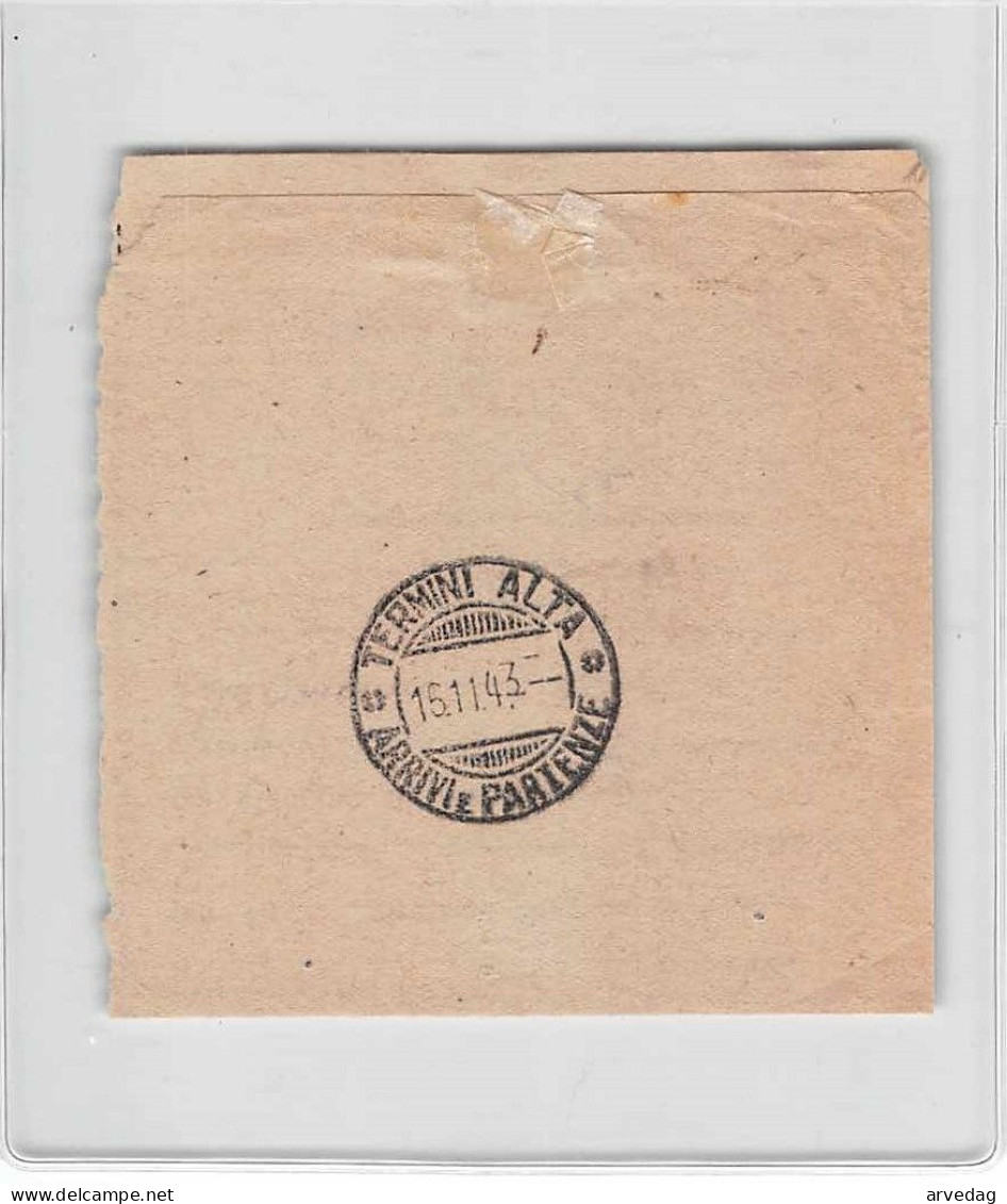 16445 01 ALLIED MILITARY POSTAGE STAMP - ALIA TO TERMINI IMERESE - Occup. Anglo-americana: Sicilia