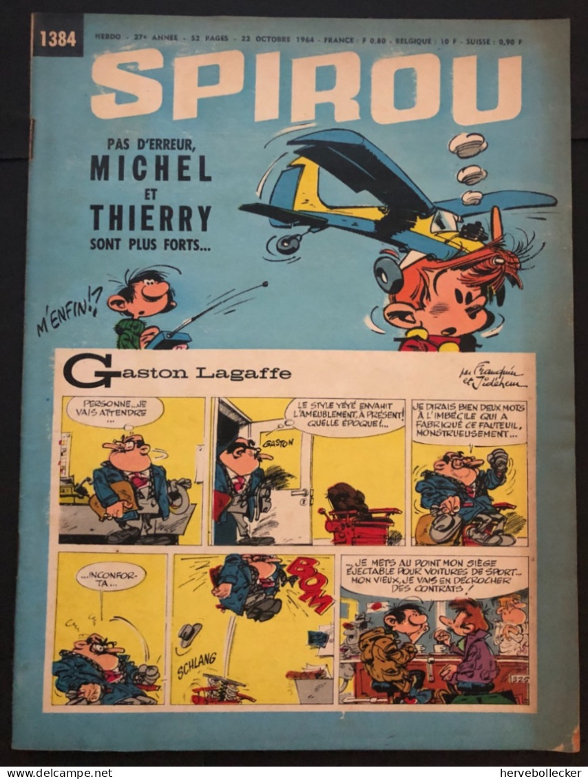 Spirou Hebdomadaire N° 1384 -1964 - Spirou Magazine