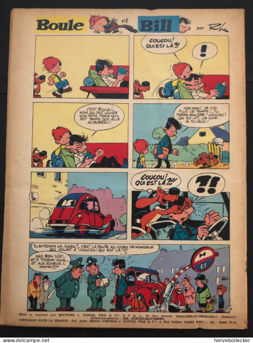 Spirou Hebdomadaire N° 1385 -1964 - Spirou Magazine