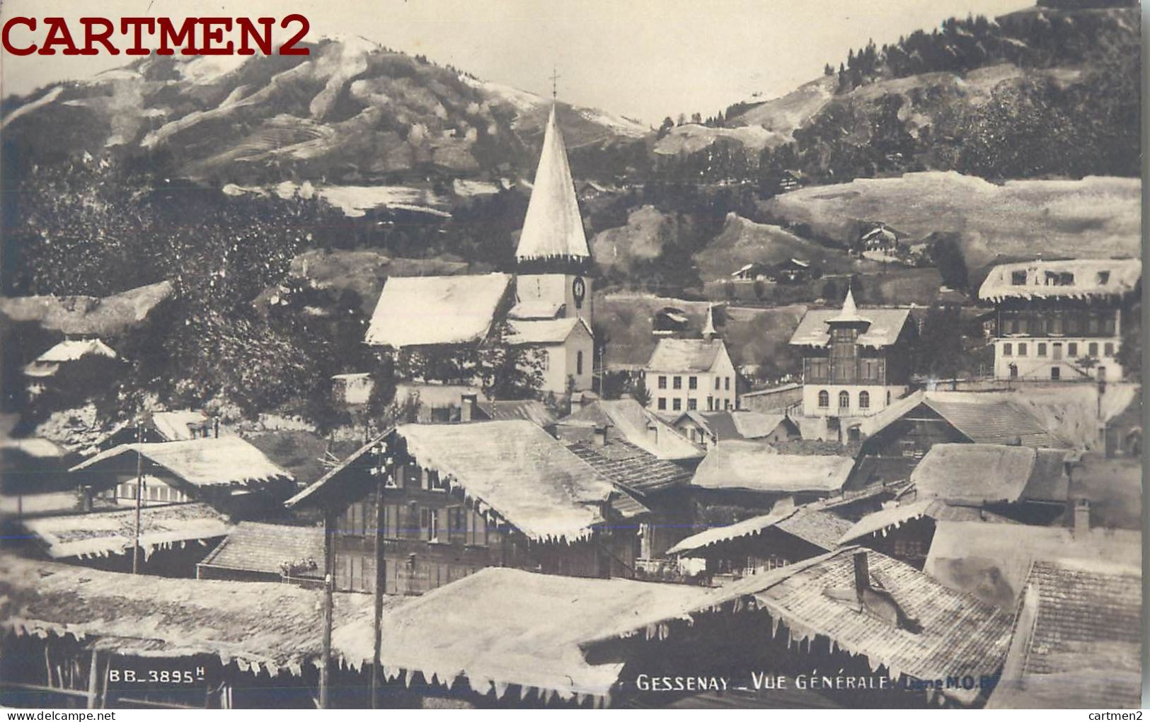 GESSENAY VUE GENERALE CANTON DE BERNE SUISSE - Gessenay