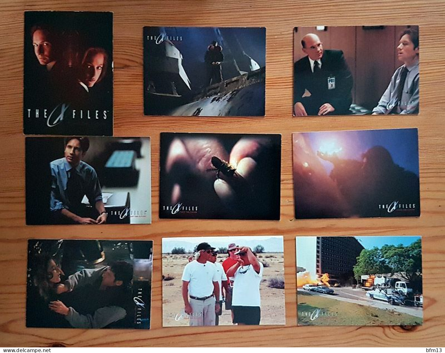 Lot 9 Trading Cards Topps X-files Fight The Future - X-Files