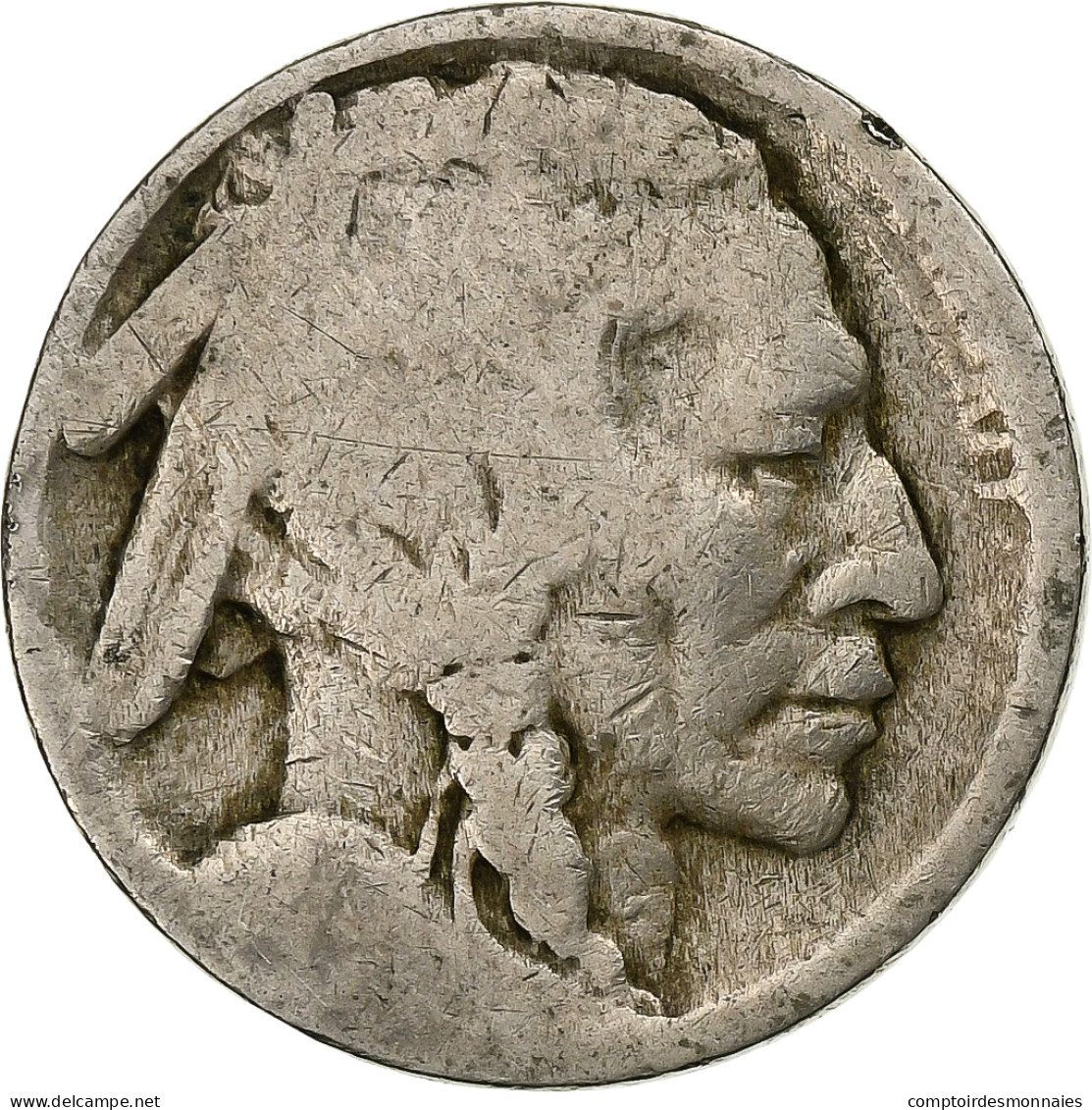 États-Unis, 5 Cents, U.S. Mint, Du Cupronickel, B - 1913-1938: Buffalo