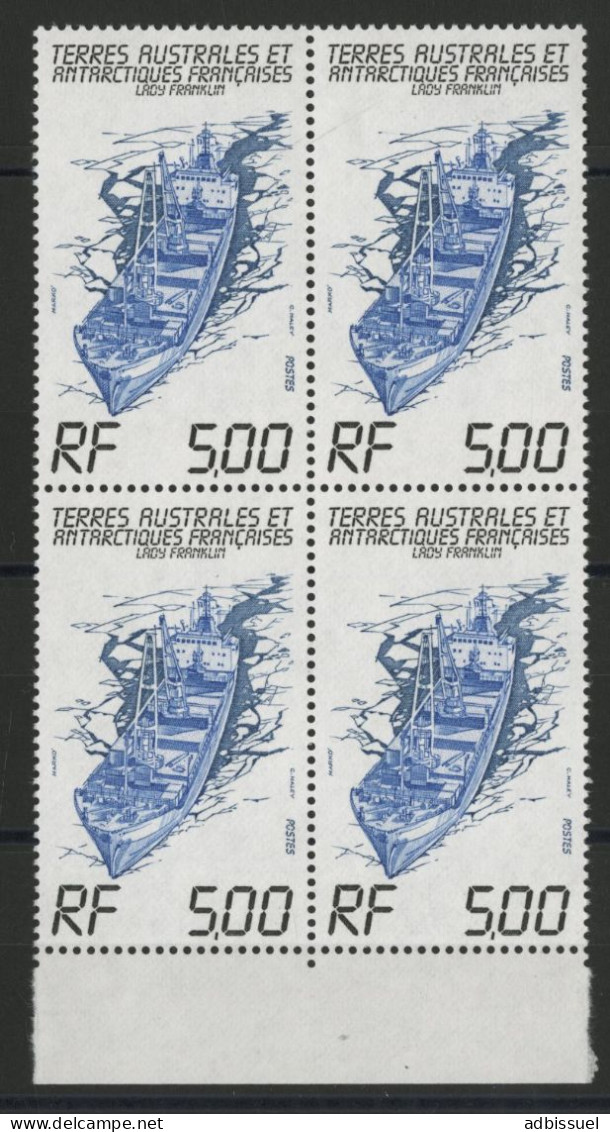 TAAF N° 101 Bloc De Quatre Neufs ** (MNH) Cote 26 € Qualité TB - Nuevos