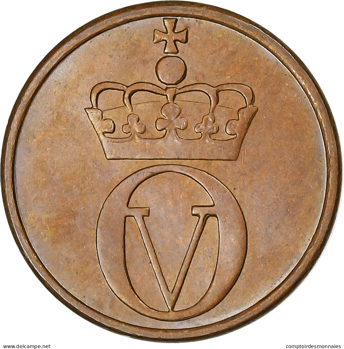 Norvège, Olav V, Ore, 1971, Bronze, SPL, KM:403 - Norvège