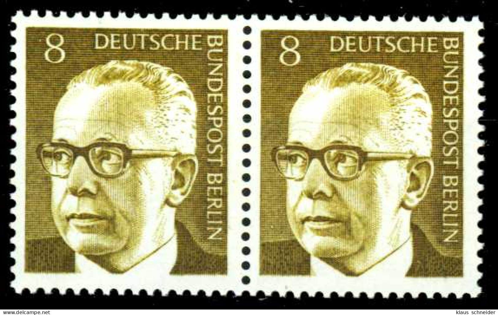 BERLIN DS HEINEM Nr 360 Postfrisch WAAGR PAAR X1433D2 - Unused Stamps