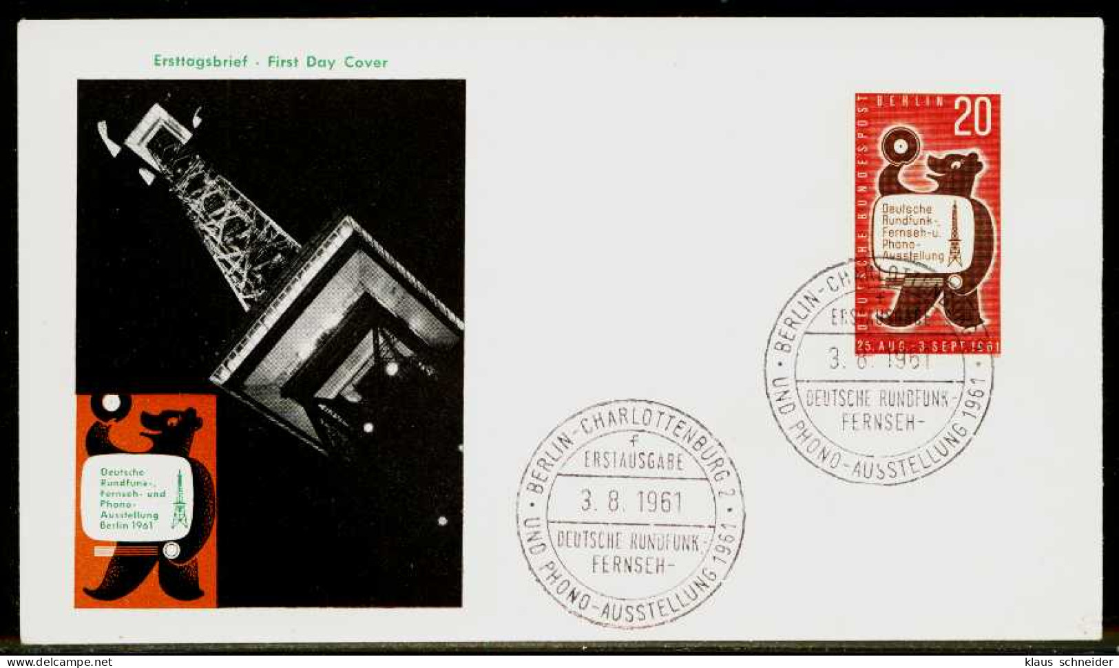 BERLIN 1961 Nr 217 BRIEF FDC X1F394A - Covers & Documents