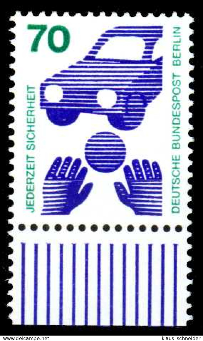 BERLIN DS UNFALLV Nr 453 Postfrisch URA X20E4DE - Unused Stamps