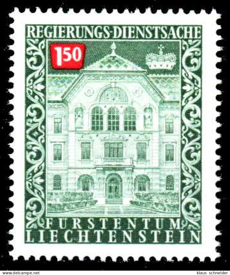 LIECHTENSTEIN DIENSTMARKEN 1976 89 Nr 67 Postfrisch S4FF596 - Dienstzegels