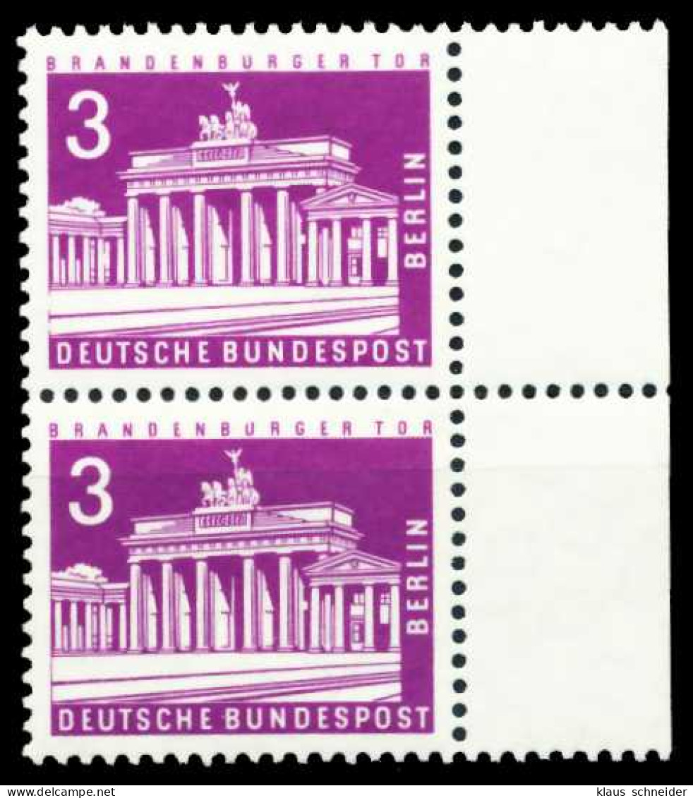 BERLIN DS BAUTEN 2 Nr 231 Postfrisch SENKR PAAR X3F3126 - Neufs