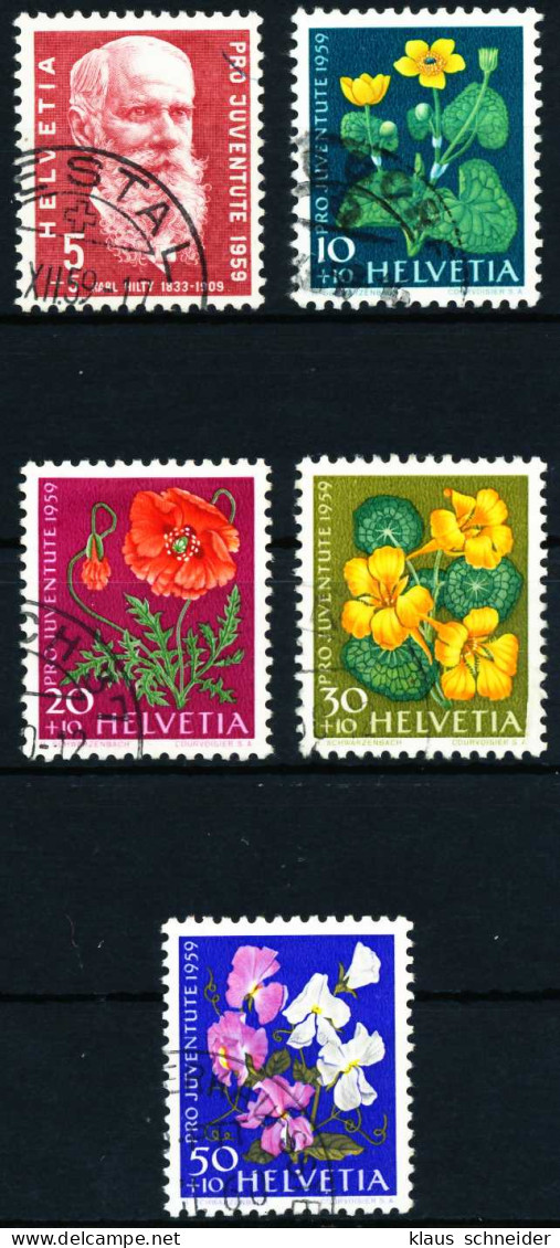 SCHWEIZ PRO JUVENTUTE Nr 687-691 Gestempelt X4C9B9A - Used Stamps