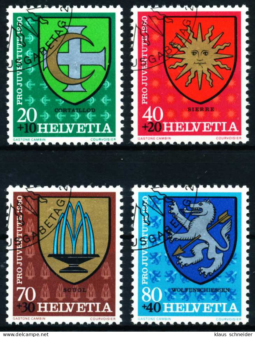 SCHWEIZ PRO JUVENTUTE Nr 1187-1190 Gestempelt X54B8A2 - Used Stamps