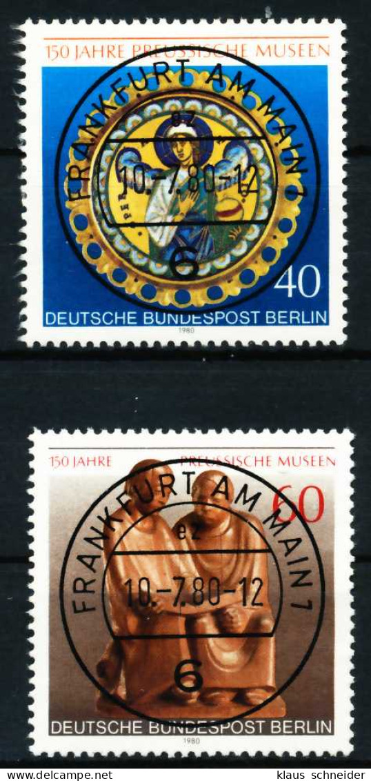 BERLIN 1980 Nr 625-626 Zentrisch Gestempelt X620FBA - Used Stamps