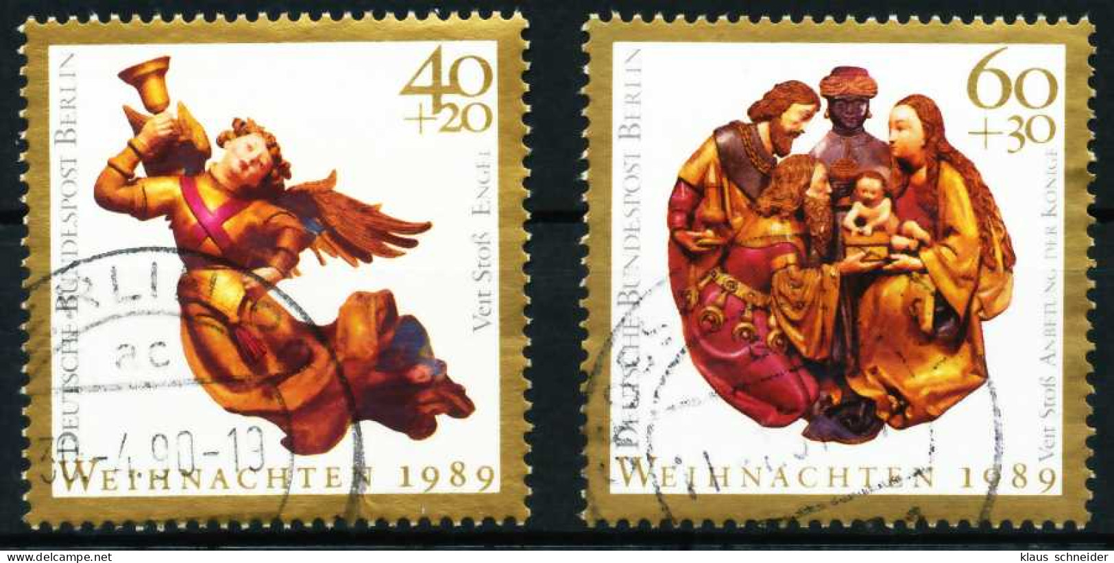 BERLIN 1989 Nr 858-859 Zentrisch Gestempelt X629F9E - Used Stamps